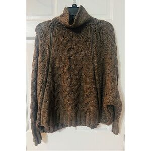 Free People Brown Knit Sweater